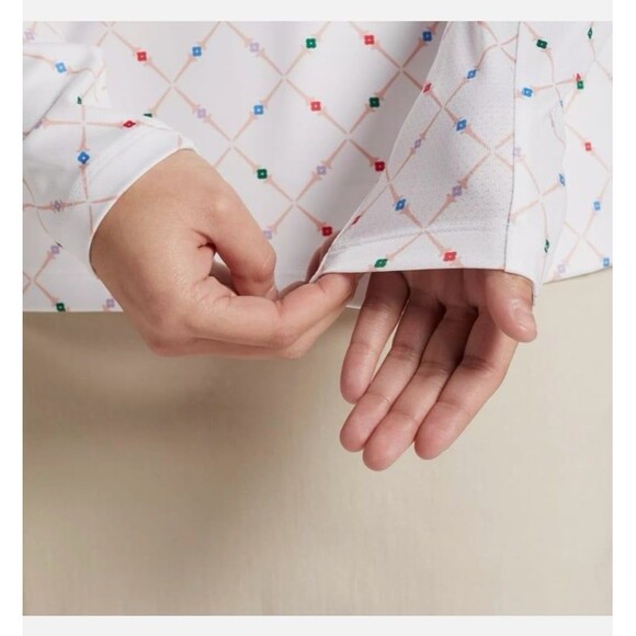 LADY HAGEN WOMENS PRINTED UV LONG SLEEVE GOLF TOP SIZE S EUC - Picture 9 of 10